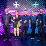 Marco Luque , Hortencia , Everaldo , Raoni e Fernanda Gentil