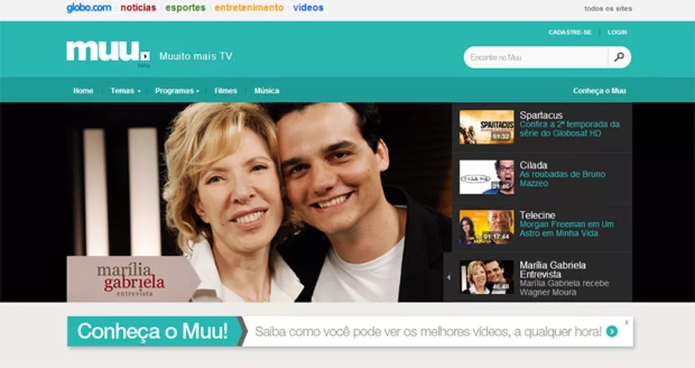 12 years ago: Muu arrived, Globosat flow